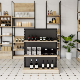 Capri_gondola_shelving_FineFoods_Style01_Mandai_Design_Shop1