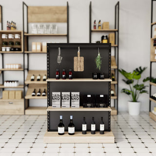 Capri_gondola_shelving_FineFoods_Style02_Mandai_Design_Shop1