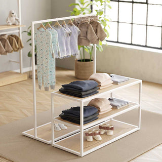 Display Table & Clothing Rail Como | in white | Mandai Design Display Table & Clothing Rail Como | in white | Mandai Design