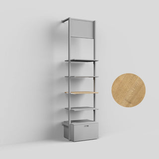 Shelf Board Ceres 19 mm, incl. white brackets