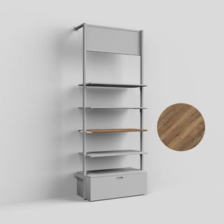 Shelf Board Ceres 19 mm, incl. white brackets