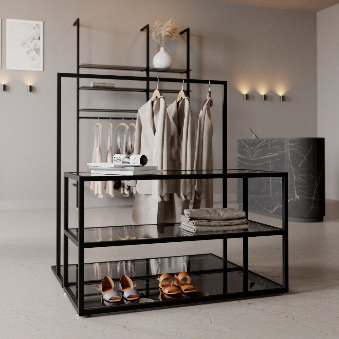 Display Table & Clothing Rail Como | Mandai Design Display Table & Clothing Rail Como | Mandai Design