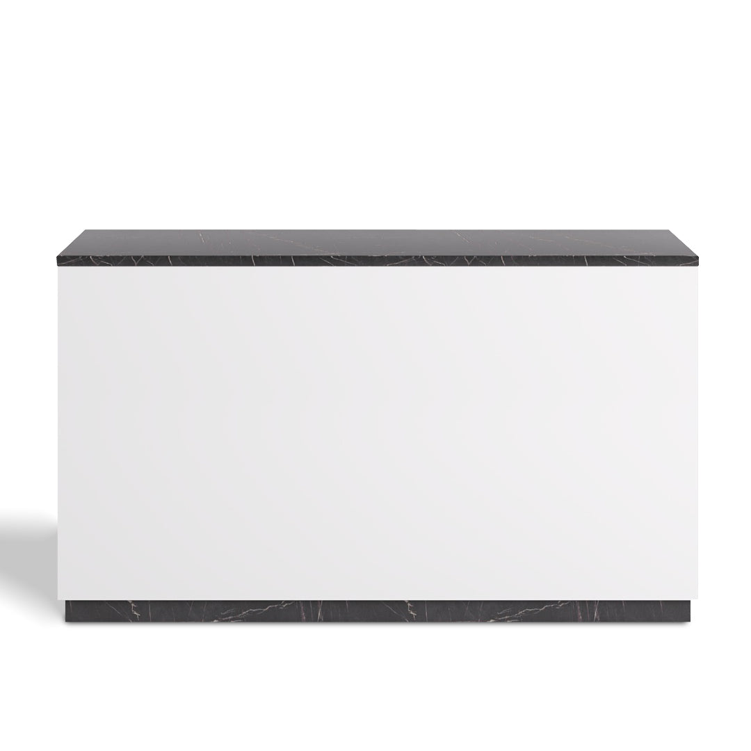 Shop Counter Java Marble look with white body
