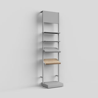 Shelf Board Cetus, angled 30 degrees, incl. brackets