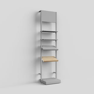 Shelf Board Cetus, angled 30 degrees, incl. brackets