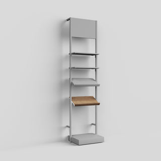 Shelf Board Cetus, angled 30 degrees, incl. brackets