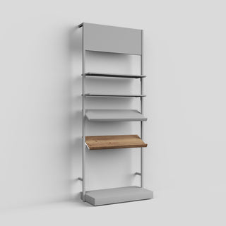 Shelf Board Cetus, angled 30 degrees, incl. brackets