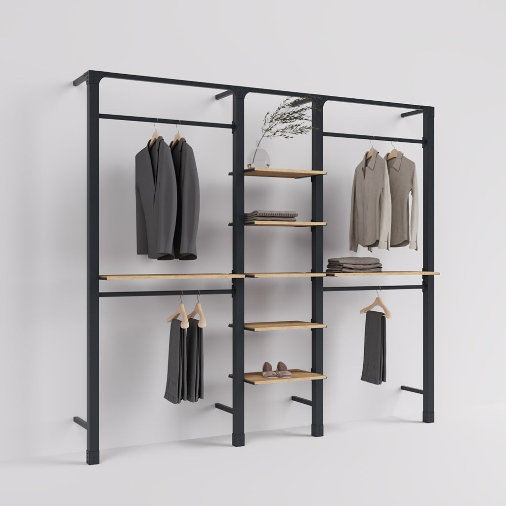 Shelving System Brooklyn Style 3, wood Mandai Design
