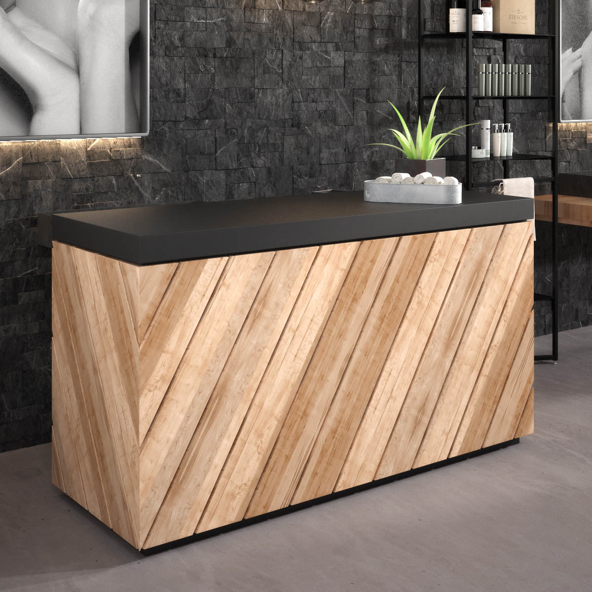 Showroom Counter Design