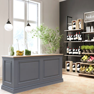 Shop Counter Vienna, Country House Style, Solid Wood